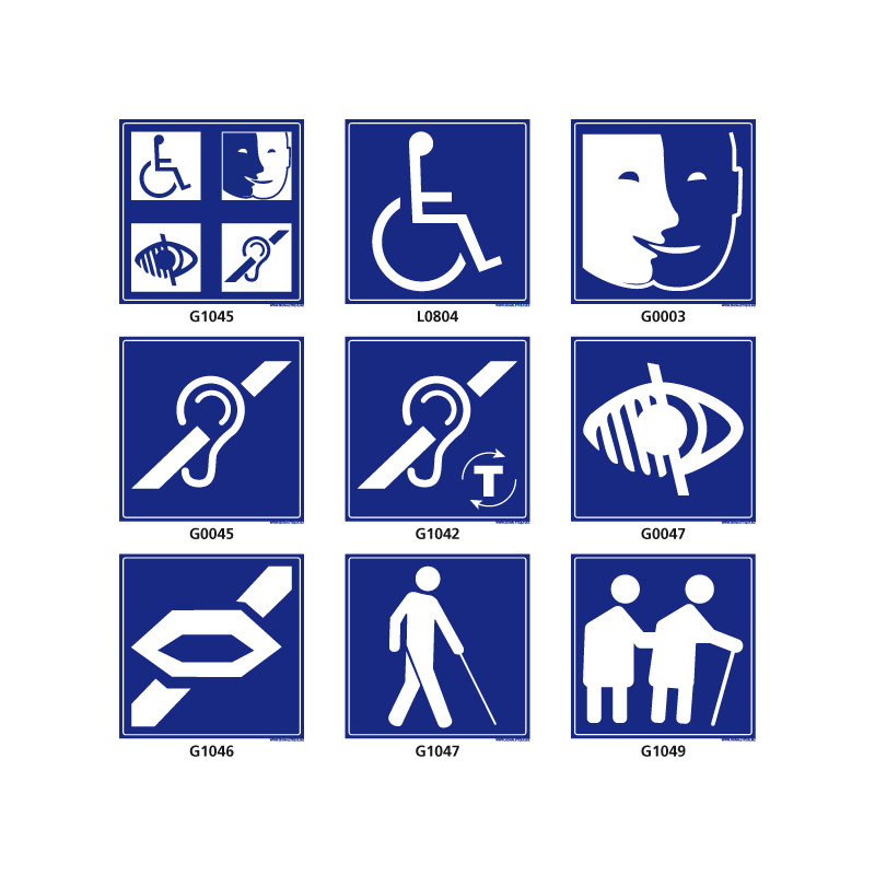 Panneau Signaletique d'information liee aux deficiences Panneau Signaletique d'information liee aux deficiences
