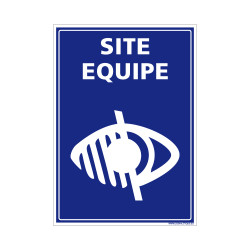 panneau site équipe déficience visuelle