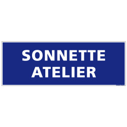 Panneau Sonnette atelier (G1252)