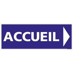 Panneau signalisation Accueil (G1279)