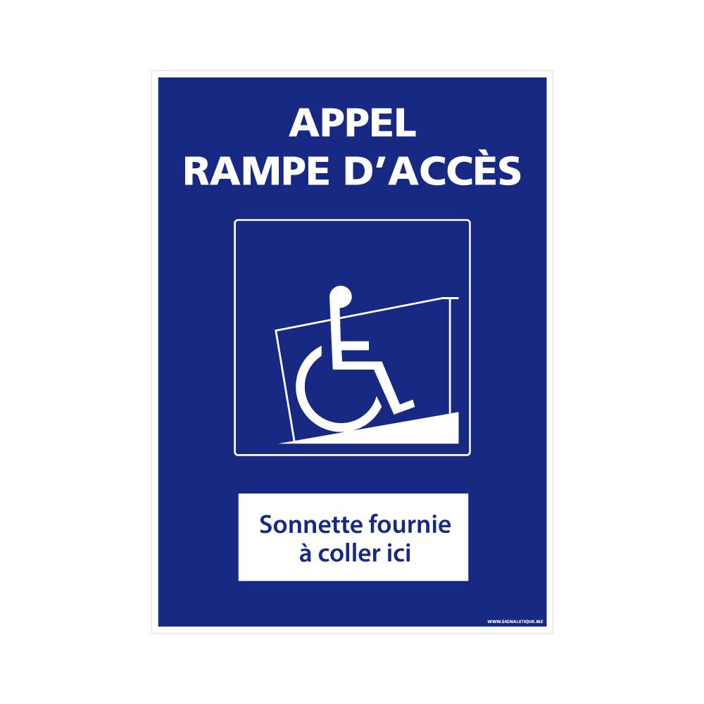 appel rampe d'accès