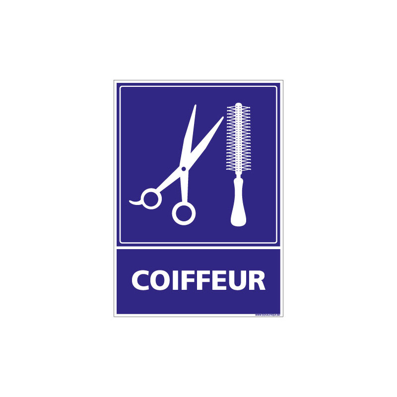 PANNEAU D'INFORMATION COIFFEUR (G1306)