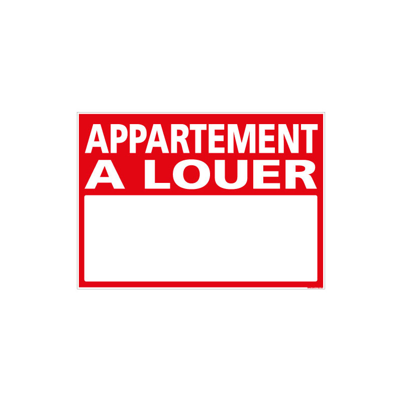 PANNEAU APPARTEMENT A LOUER AKYLUX 3,5mm - 700 x 500mm (G1312)