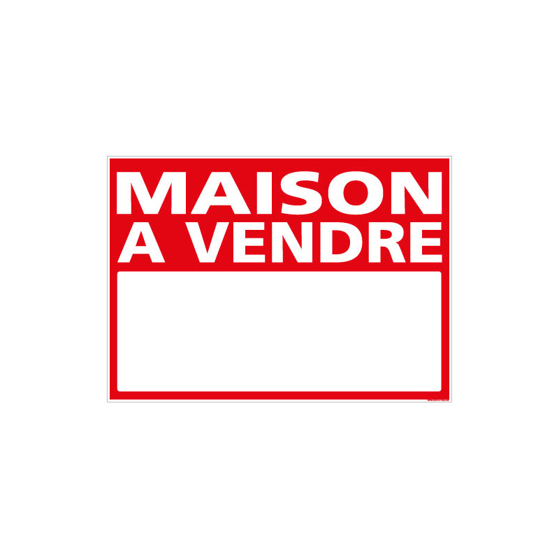 PANNEAU MAISON A VENDRE AKYLUX 3,5mm - 700 x 500mm (G1314)