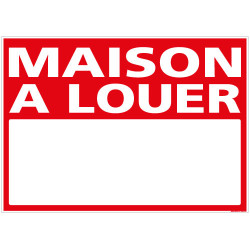 PANNEAU MAISON A LOUER AKYLUX 3,5mm - 700 x 500mm (G1315)