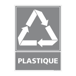 Panneau Recyclage Plastique