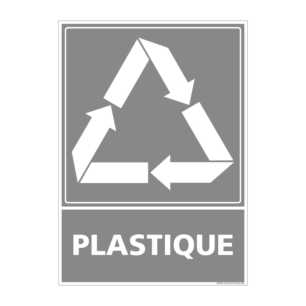 Panneau Recyclage Plastique