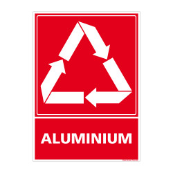 Panneau Recyclage ALUMINIUM