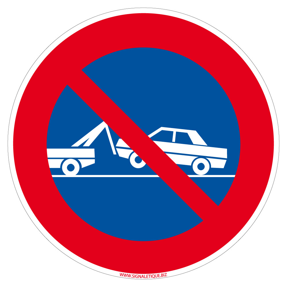 panneau stationnement interdit mise en fourrière