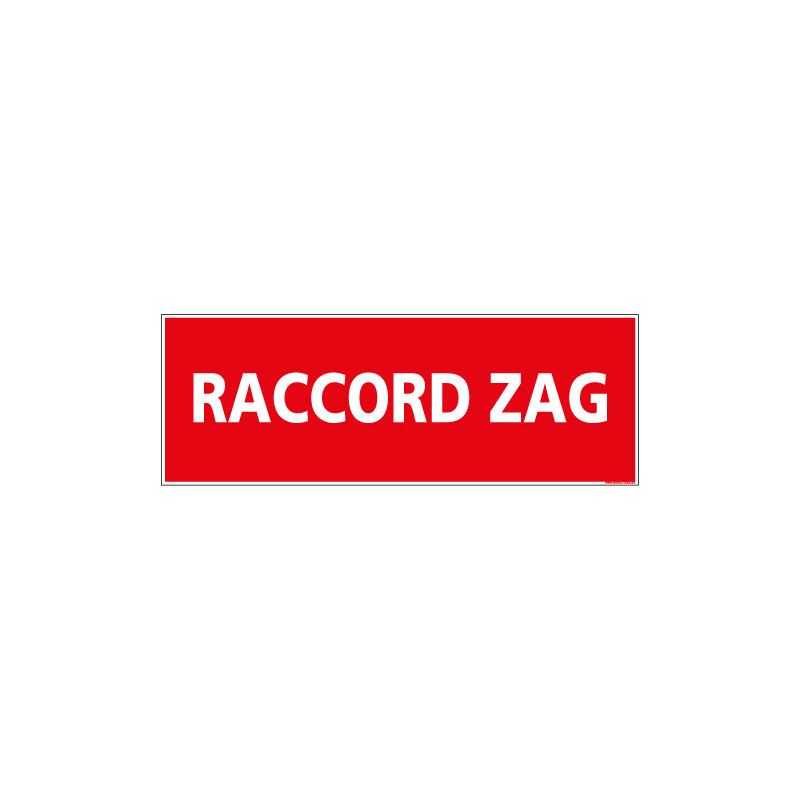 Panneau RACCORD ZAG (A0522)