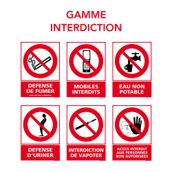 gamme interdiction