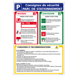 CONSIGNES DE SÉCURITÉ PARC...