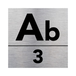 aluminium brossé 3mm