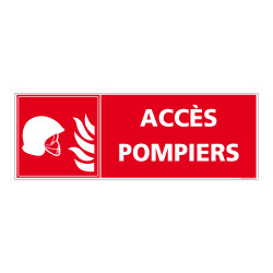 PANNEAU ACCÈS POMPIERS (A0680)