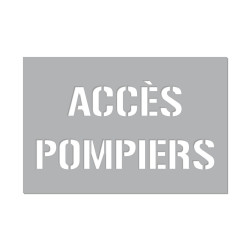 Pochoir Accès Pompiers