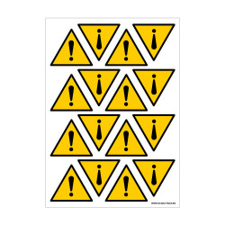 Autocollant De Signalisation Danger