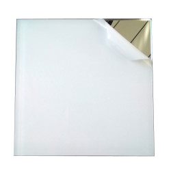 LOT DE 3 MIROIRS AUTOCOLLANTS CARRE 19x19cm (PLEXI_MIROIR_014)