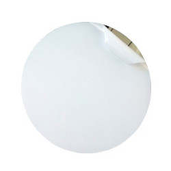 LOT DE 4 MIROIRS AUTOCOLLANTS ROND 14x14cm (PLEXI_MIROIR_009)