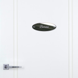 MIROIR PLAQUE DE PORTE BUREAU SHABBY (PLEXI_MIROIR_019)