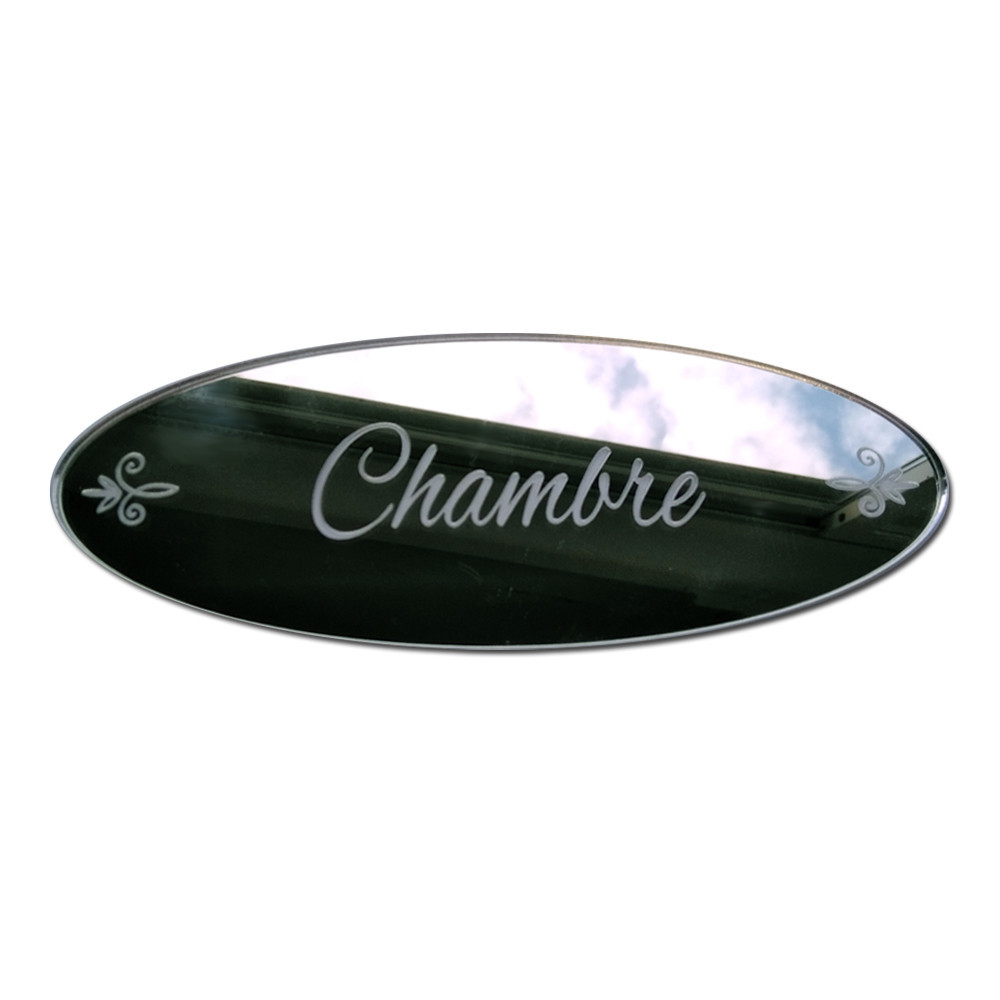 Plaque Chambre Adhésive Miroir. Plaque de Porte Style Shabby Plaque Chambre Adhésive Miroir. Plaque de Porte Style Shabby