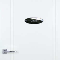 MIROIR PLAQUE DE PORTE CUISINE SHABBY (PLEXI_MIROIR_021)
