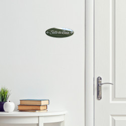 Plaque Miroir Adhésive Salle de Bain. Plaque de Porte Salle de Bain, style Shabby