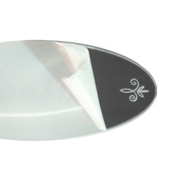 Plaque Miroir Adhésive Salle de Bain. Plaque de Porte Salle de Bain, style Shabby