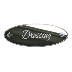 MIROIR PLAQUE DE PORTE DRESSING SHABBY (PLEXI_MIROIR_026)