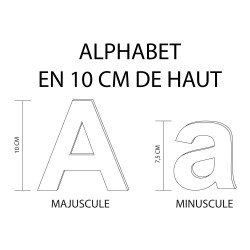 Lettre Décorative Plexiglass Blanc. Lettrage Adhésif Plastique Plexi. Lettre Autocollante pour Prénom, Décoration Mariage, Ensei