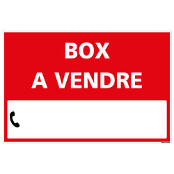 PANNEAU BOX A VENDRE AKYLUX 3,5mm - 600x400mm - LIVRE AVEC UNE PLANCHE DE CHIFFRES (G1355)