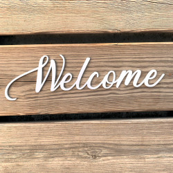 Mot Décoratif Cuisine, Dressing, Welcome, Home? Décoration Murale Lettrage Relief. Mot Géant 3D Plexi Blanc