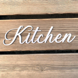 Mot Décoratif Cuisine, Dressing, Welcome, Home? Décoration Murale Lettrage Relief. Mot Géant 3D Plexi Blanc