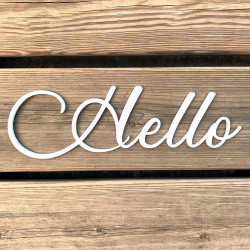 Mot Décoratif Cuisine, Dressing, Welcome, Home? Décoration Murale Lettrage Relief. Mot Géant 3D Plexi Blanc