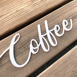 Mot Décoratif Cuisine, Dressing, Welcome, Home? Décoration Murale Lettrage Relief. Mot Géant 3D Plexi Blanc