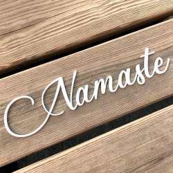 Mot Décoratif Cuisine, Dressing, Welcome, Home? Décoration Murale Lettrage Relief. Mot Géant 3D Plexi Blanc