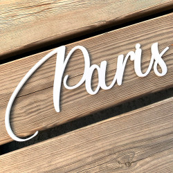 Mot Décoratif Cuisine, Dressing, Welcome, Home? Décoration Murale Lettrage Relief. Mot Géant 3D Plexi Blanc