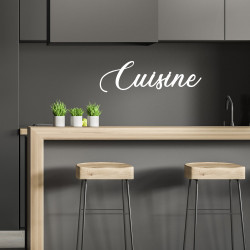 Mot Décoratif Cuisine, Dressing, Welcome, Home? Décoration Murale Lettrage Relief. Mot Géant 3D Plexi Blanc