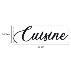 Mot Décoratif Cuisine, Dressing, Welcome, Home? Décoration Murale Lettrage Relief. Mot Géant 3D Plexi Blanc