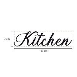 Mot Décoratif Cuisine, Dressing, Welcome, Home? Décoration Murale Lettrage Relief. Mot Géant 3D Plexi Blanc