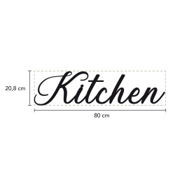 Mot Décoratif Cuisine, Dressing, Welcome, Home? Décoration Murale Lettrage Relief. Mot Géant 3D Plexi Blanc