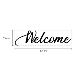 Mot Décoratif Cuisine, Dressing, Welcome, Home? Décoration Murale Lettrage Relief. Mot Géant 3D Plexi Blanc