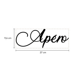 Mot Décoratif Cuisine, Dressing, Welcome, Home? Décoration Murale Lettrage Relief. Mot Géant 3D Plexi Noir 27, 57ou 80 cm
