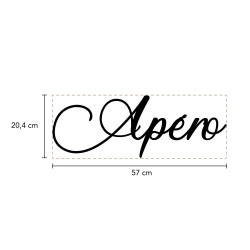Mot Décoratif Cuisine, Dressing, Welcome, Home? Décoration Murale Lettrage Relief. Mot Géant 3D Plexi Noir 27, 57ou 80 cm