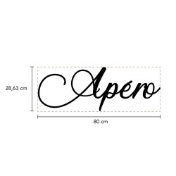Mot Décoratif Cuisine, Dressing, Welcome, Home? Décoration Murale Lettrage Relief. Mot Géant 3D Plexi Noir 27, 57ou 80 cm