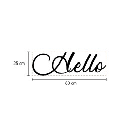 Mot Décoratif Cuisine, Dressing, Welcome, Home? Décoration Murale Lettrage Relief. Mot Géant 3D Plexi Noir 27, 57ou 80 cm
