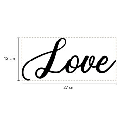 Mot Décoratif Cuisine, Dressing, Welcome, Home? Décoration Murale Lettrage Relief. Mot Géant 3D Plexi Noir 27, 57ou 80 cm