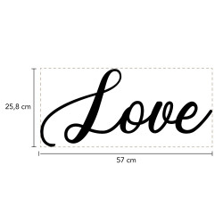 Mot Décoratif Cuisine, Dressing, Welcome, Home? Décoration Murale Lettrage Relief. Mot Géant 3D Plexi Noir 27, 57ou 80 cm