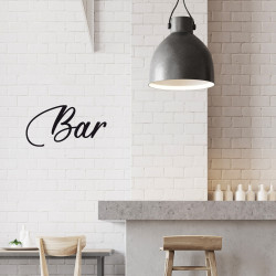 Mot Décoratif Cuisine, Dressing, Welcome, Home? Décoration Murale Lettrage Relief. Mot Géant 3D Plexi Noir 27, 57ou 80 cm