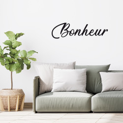 Mot Décoratif Cuisine, Dressing, Welcome, Home? Décoration Murale Lettrage Relief. Mot Géant 3D Plexi Noir 27, 57ou 80 cm