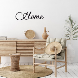 Mot Décoratif Cuisine, Dressing, Welcome, Home? Décoration Murale Lettrage Relief. Mot Géant 3D Plexi Noir 27, 57ou 80 cm
